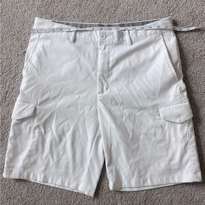3/$25 Greg Norman Collection White Cargo Shorts